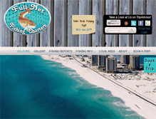 Tablet Screenshot of fullnetfishingcharters.com